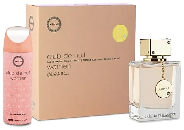 SET ARMAF CLUB NUIT WOMAN 2PC.EDT 105ML + 200ML BODY SPRAY DAMA