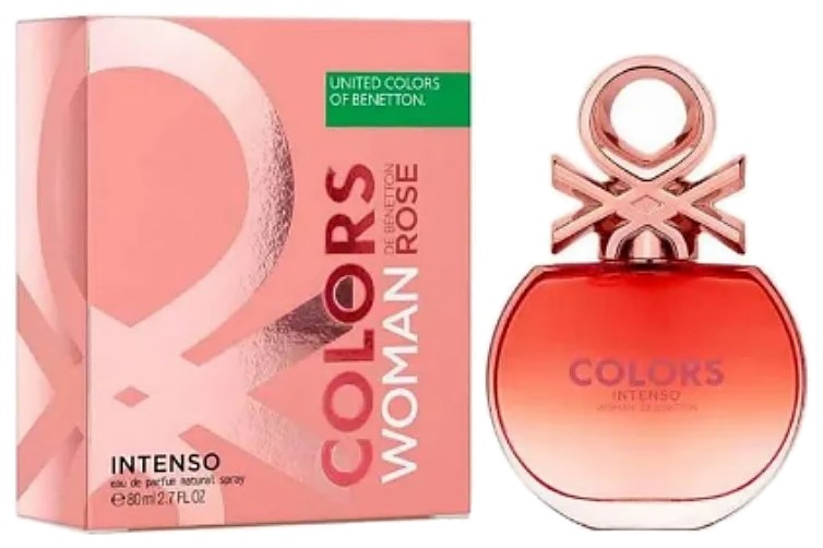 PERFUME BENETTON COLORS ROSE INTENSE EDT 80ML DAMA