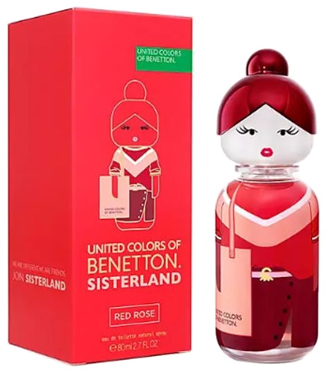 PERFUME BENETTON SISTERLAND RED ROSE EDT 80ML DAMA