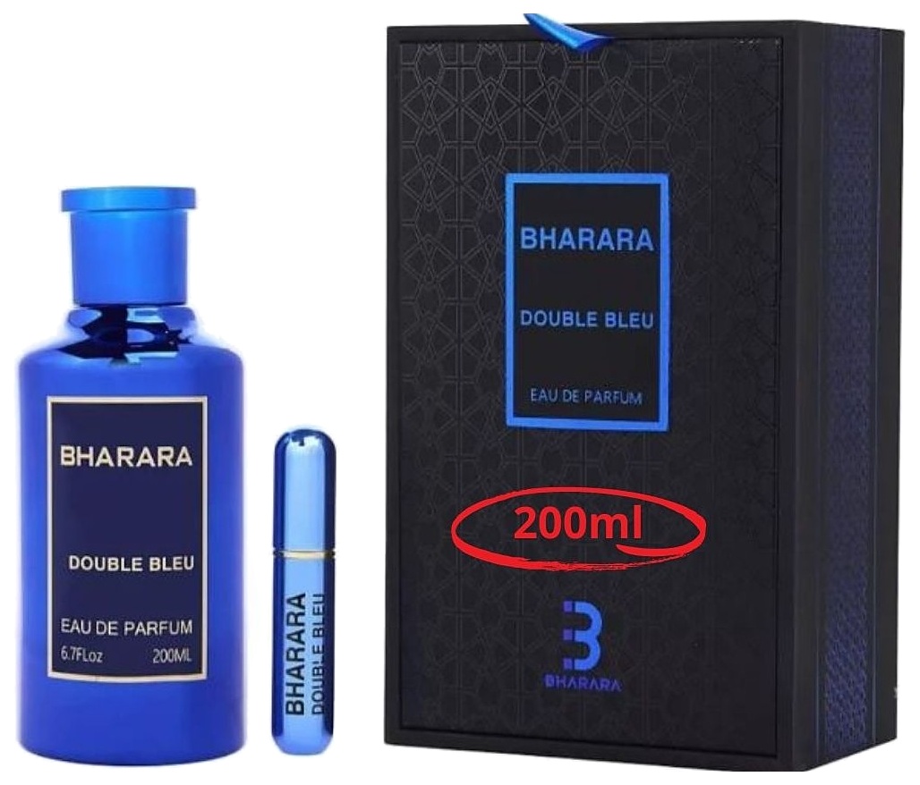 PERFUME BHARARA DOUBLE BLUE EDP 200ML CABALLERO