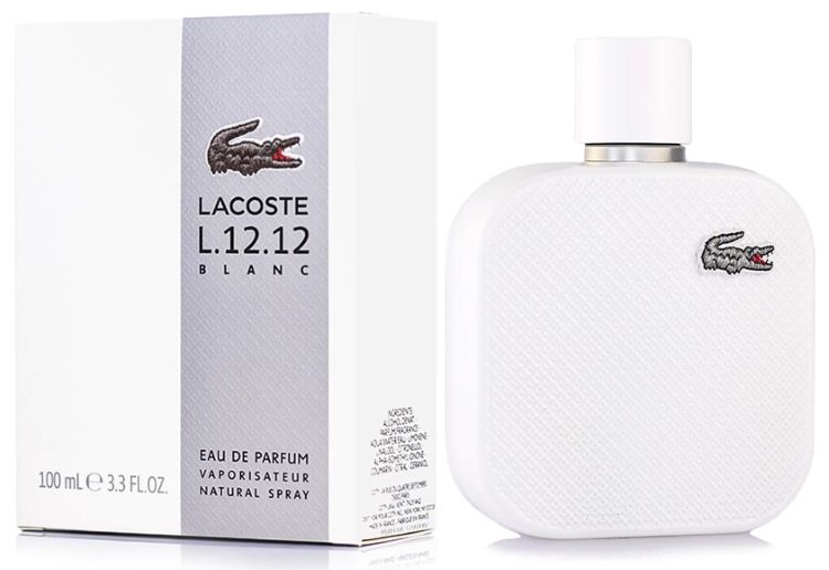 PERFUME LACOSTE EAU DE BLANC EDP 100ML CABALLERO