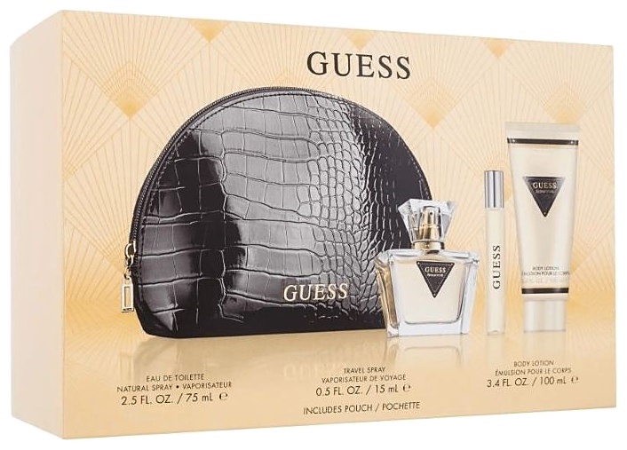 SET GUESS SEDUCTIVE 4PC.75 ML+3.4 BL+MINI+BOLSO DAMA