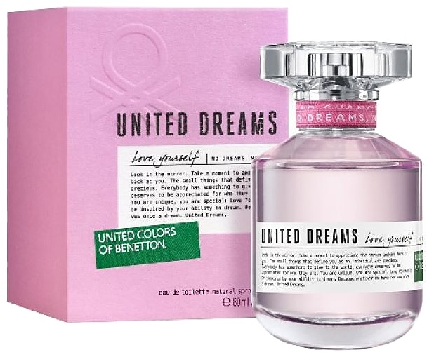 PERFUME BENETTON UNITED DREAMS LOVE YOURSELF 80ML EDT DAMA