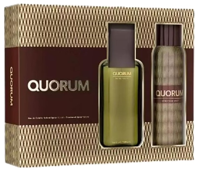 SET ANTONIO PUIG QUORUM EDT 100ML + DESODORANTE CABALLERO