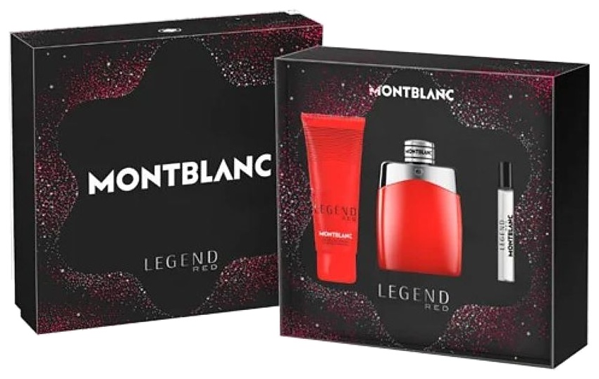 SET MONTBLANC LEGEND RED 100ML EDP + 7,5 ML + GEL DE BAÑO CABALLERO