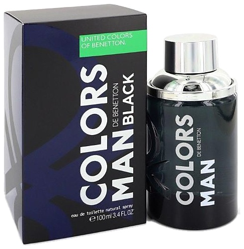 PERFUME BENETTON COLORS BLACK EDT 100ML CABALLERO