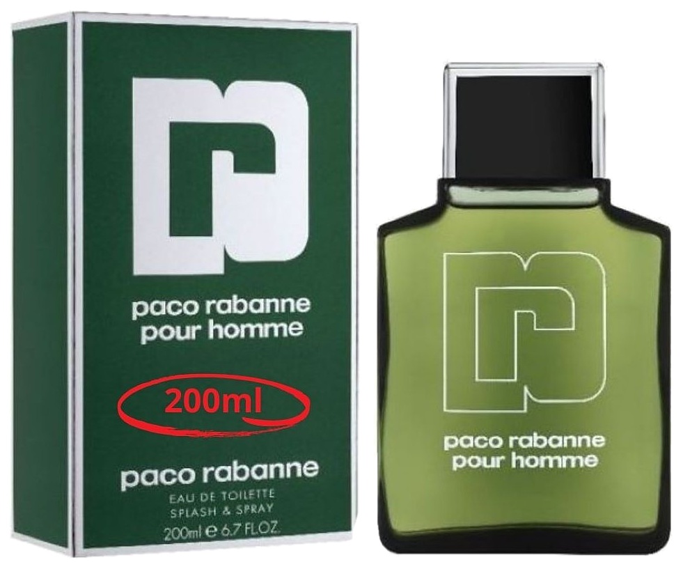 PERFUME PACO RABANNE POUR HOMME EDT 200ML CABALLERO