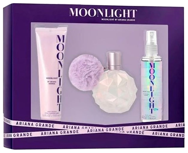 SET ARIANA GRANDE MOONLIGHT EDP 3 PCS 100ML + SPLASH + CREMA DAMA
