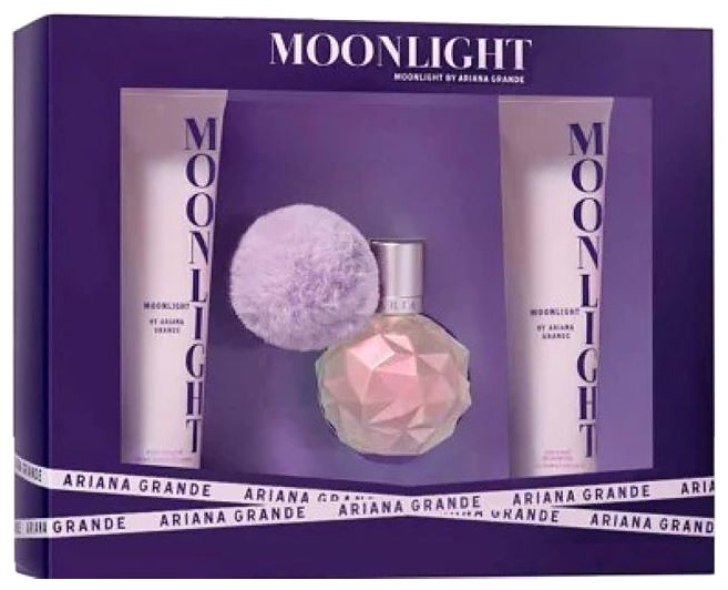 SET ARIANA GRANDE MOONLIGHT EDP 3 PCS 100ML + GEL DE BAÑO + CREMA DAMA