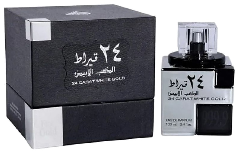 PERFUME LATTAFA 24 CARAT WHITE GOLD EDP 100ML UNISEX