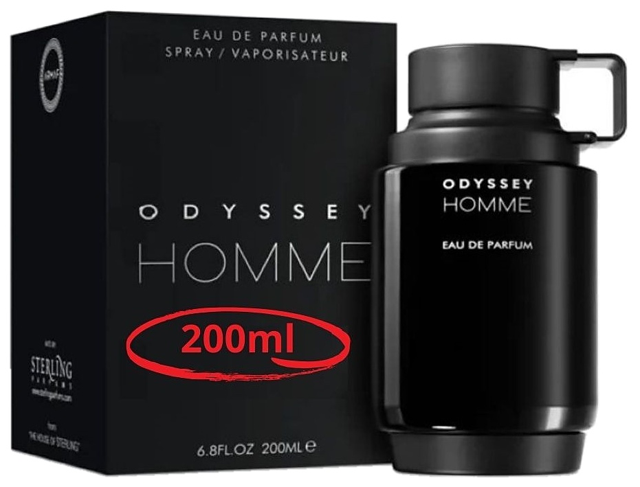 PERFUME ARMAF ODYSSEY BLACK HOMME EDP 200ML CABALLERO