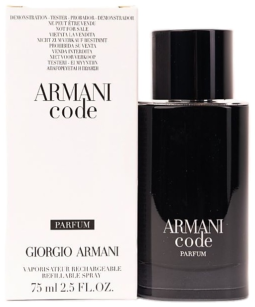 PERFUME GIORGIO ARMANI CODE TESTER PARFUM 75ML CABALLERO