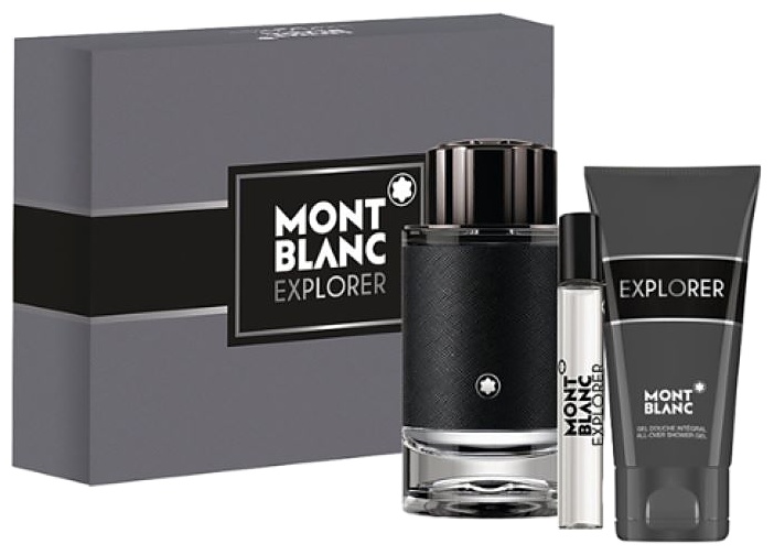 SET MONTBLANC EXPLORER 100ML EDP + 7,5 ML + GEL DE BAÑO CABALLERO