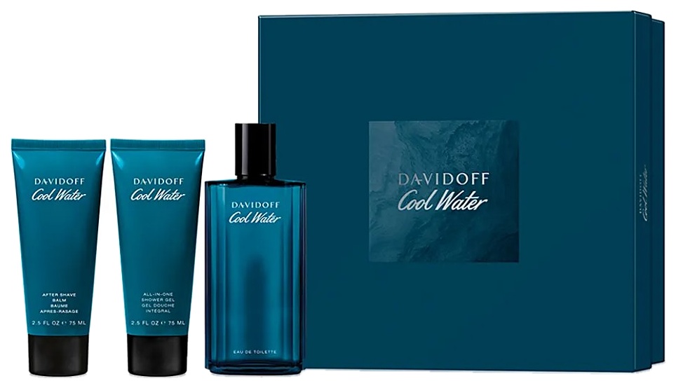 SET DAVIDOFF COOL WATER 3PZAS EDT 100ML CABALLERO