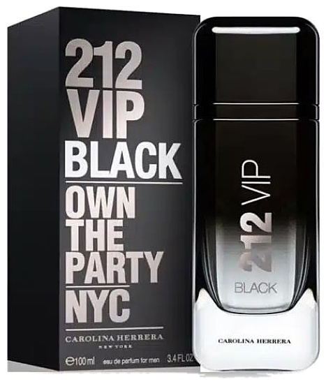PERFUME CAROLINA HERRERA 212 VIP BLACK EDP 100ML CABALLERO