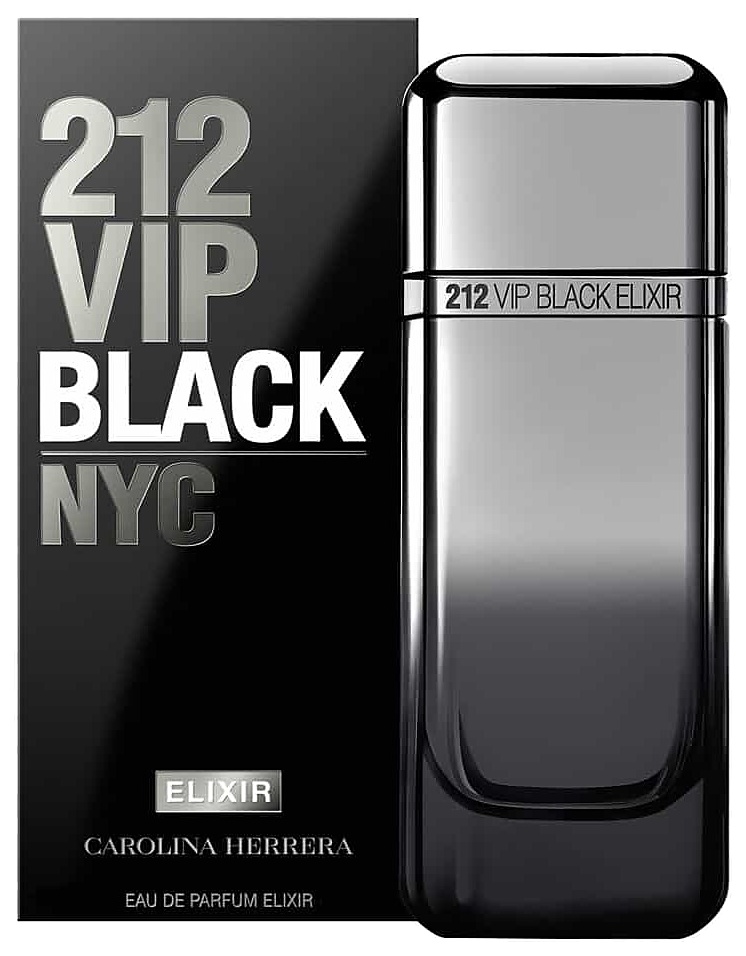 PERFUME CAROLINA HERRERA 212 VIP BLACK ELIXIR 100ML CABALLERO