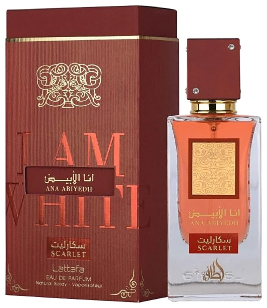 PERFUME LATTAFA ANA ABIYEDH SCARLET EDP 60ML DAMA