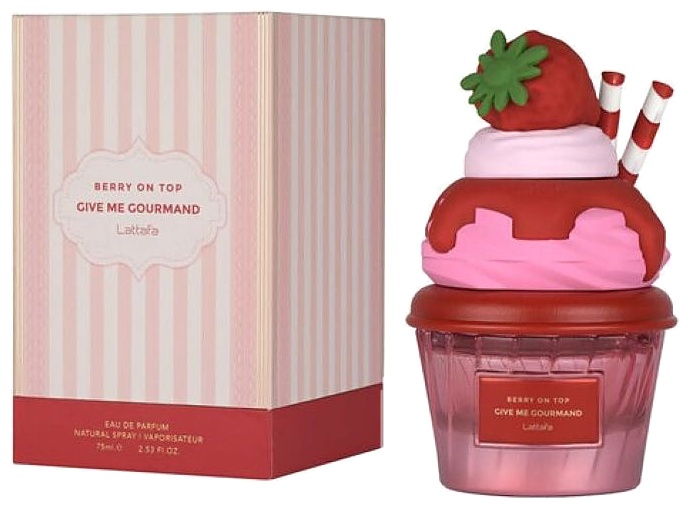 PERFUME LATTAFA GIVE ME GOURMAND BERRY ON TOP EDP 80ML DAMA