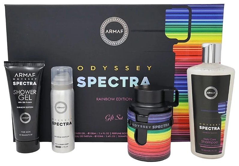 SET ARMAF ODYSSEY SPECTRA EDP 4 PCS 100ML + 100ML LOC.CORPORAL + 50ML DESOD. + 250ML SHAMPOO CABALLERO