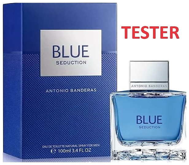 PERFUME ANTONIO BANDERAS BLUE SEDUCTION TESTER EDT 100ML CABALLERO