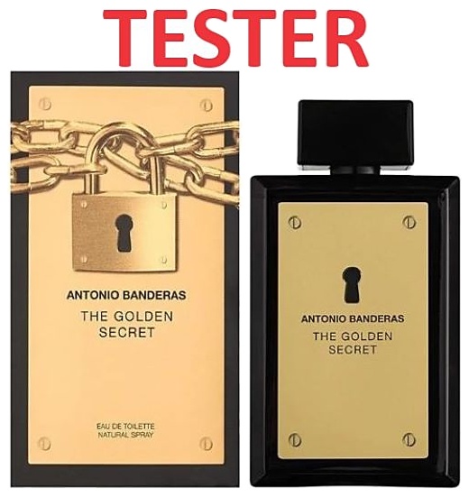 PERFUME ANTONIO BANDERAS THE GOLDEN SECRET TESTER EDT 100ML CABALLERO