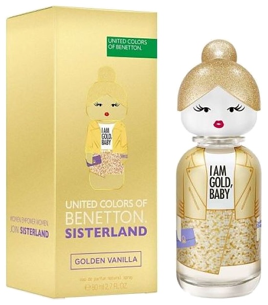 PERFUME BENETTON SISTERLAND GOLDEN VANILLA EDP 80ML DAMA