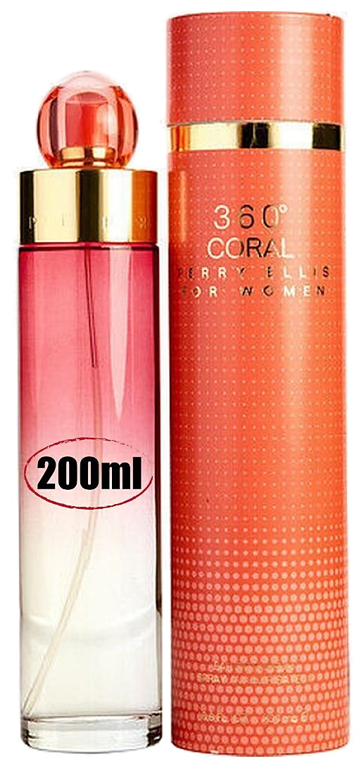 PERFUME PERRY ELLIS 360 CORAL EDP 200ML DAMA