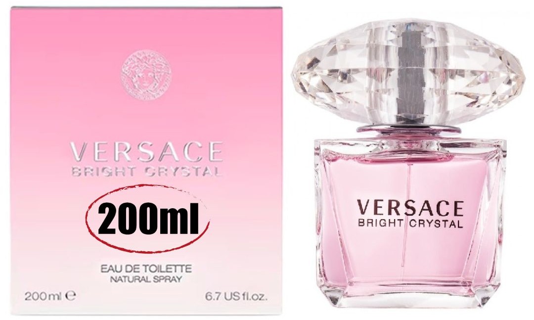 PERFUME VERSACE BRIGHT CRYSTAL EDT 200ML DAMA