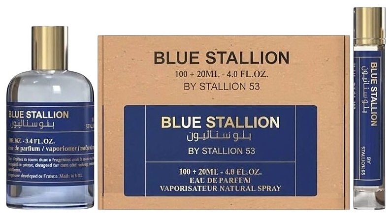 SET EMPER BLUE STALLION EDP 2 PCS 100ML + 20ML CABALLERO