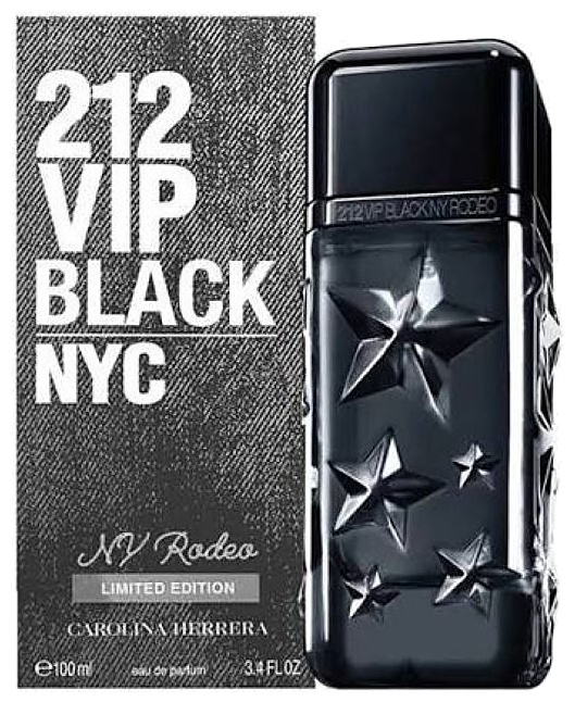 PERFUME CAROLINA HERRERA 212 VIP BLACK NY RODEO EDP 90ML CABALLERO