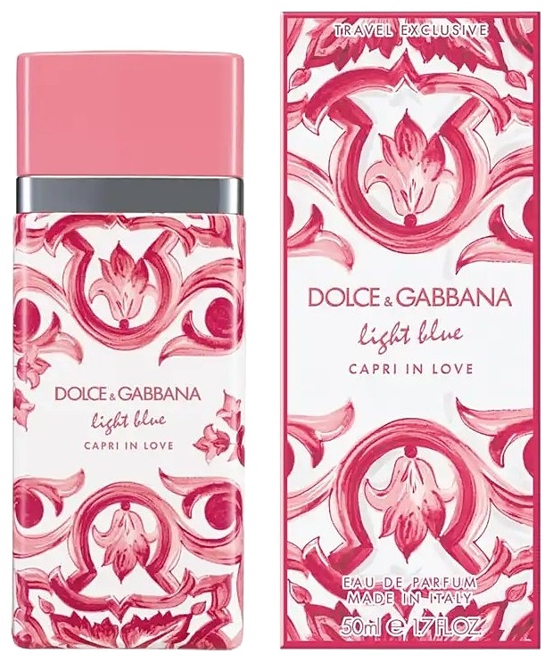 PERFUME DOLCE & GABBANA LIGHT BLUE CAPRI IN LOVE PINK EDP 100ML DAMA
