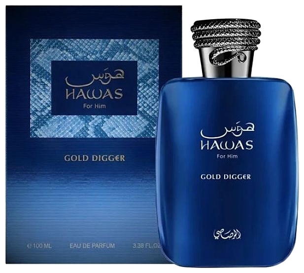 PERFUME RASASI HAWAS GOLD DIGGER EDP 100ML CABALLERO