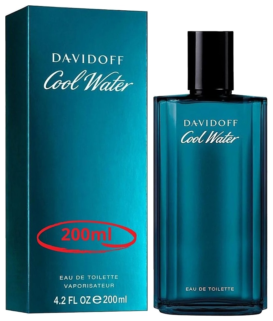 PERFUME DAVIDOFF COOL WATER EDT 200ML CABALLERO