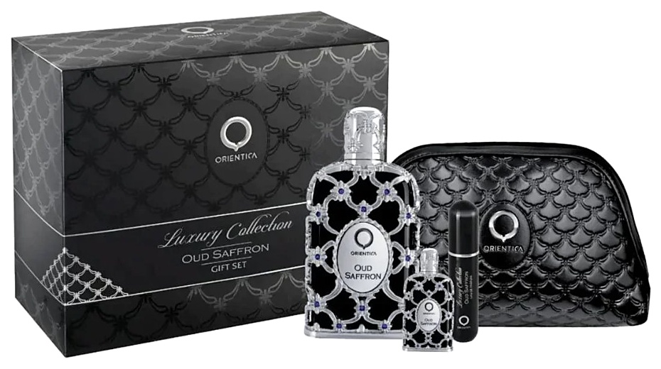 SET ORIENTICA OUD SAFFRON EDP 80ML+10ML+ATOMIZADOR+BOLSO UNISEX