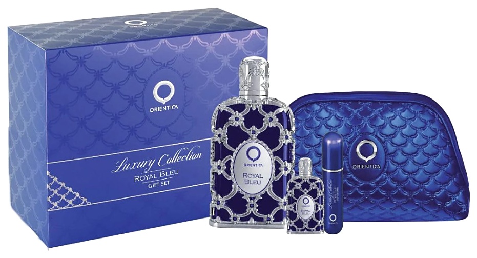 SET ORIENTICA ROYAL BLEU EDP 80ML+10ML+ATOMIZADOR+BOLSO UNISEX
