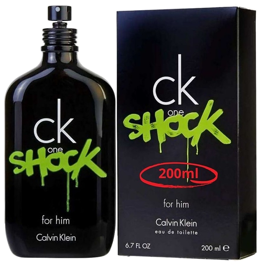 PERFUME CALVIN KLEIN CK ONE SHOCK EDT 200ML CABALLERO