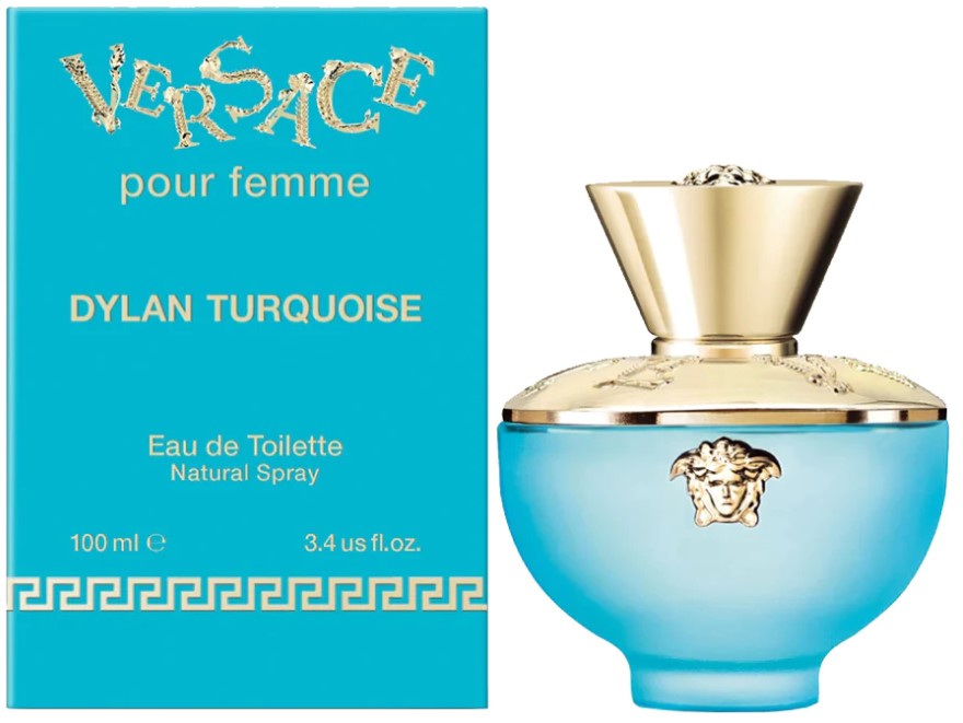 PERFUME VERSACE DYLAN TURQUOISE EDT 100ML DAMA