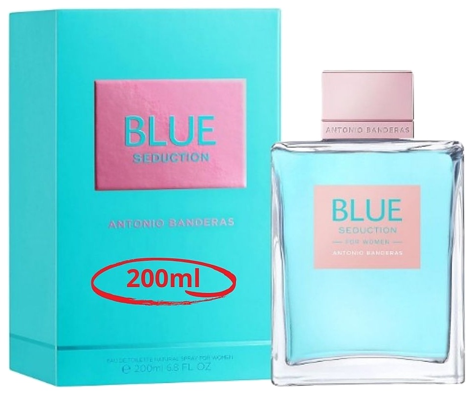 PERFUME ANTONIO BANDERAS BLUE SEDUCTION EDT 200ML DAMA