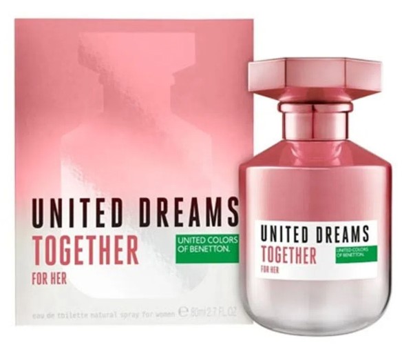 PERFUME BENETTON COLORS UNITED DREAMS TOGETHER FOR HER 80ML EDT DAMA
