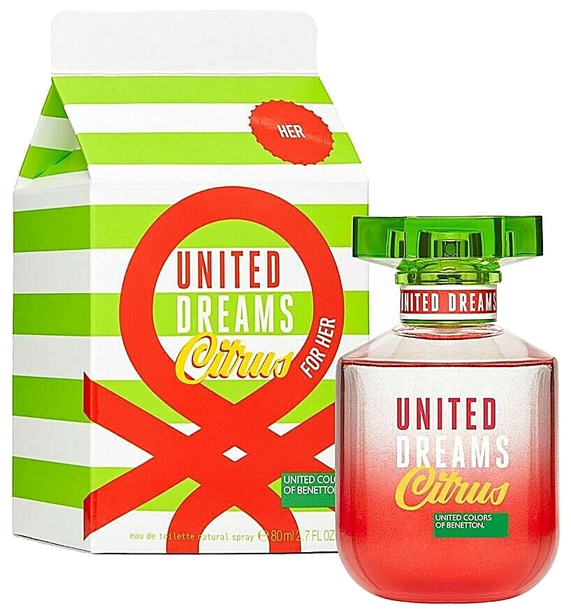 PERFUME BENETTON UNITED DREAMS CITRUS 80ML EDT DAMA