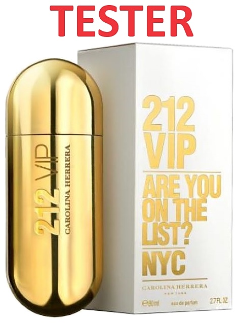 PERFUME CAROLINA HERRERA 212 VIP TESTER EDP 80ML DAMA