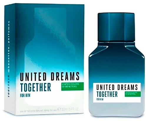 PERFUME BENETTON COLORS UNITED DREAMS TOGETHER EDT 100ML CABALLERO