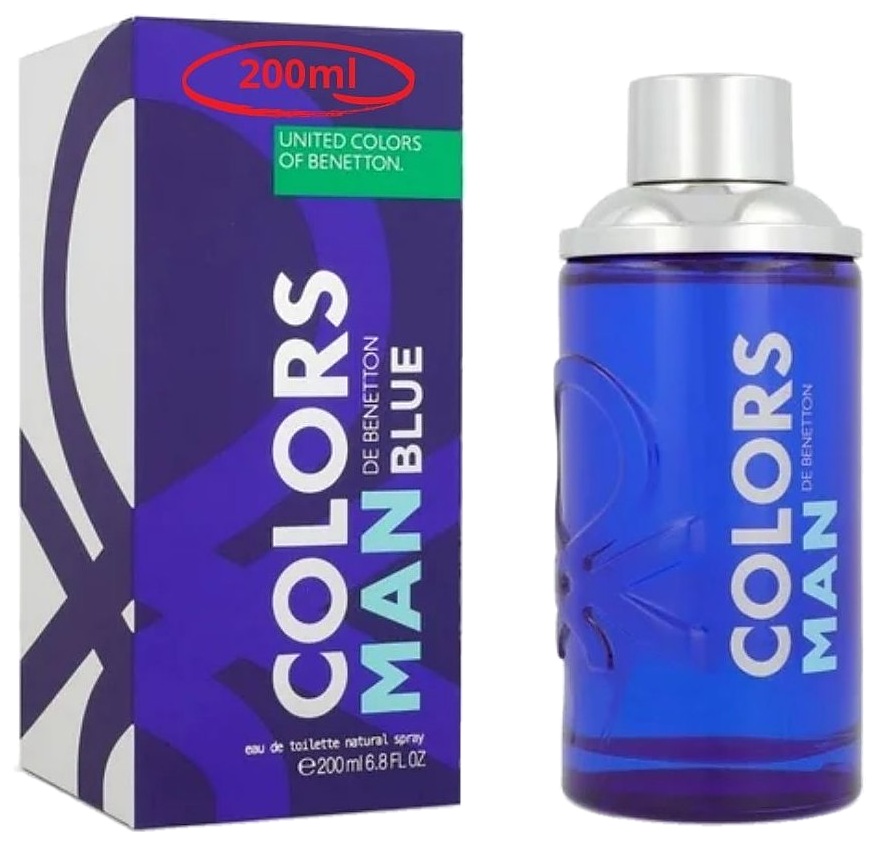 PERFUME BENETTON UNITED COLORS BLUE EDT 200ML CABALLERO