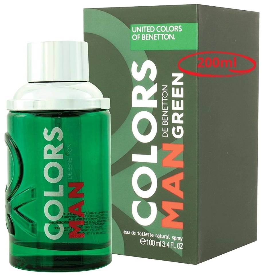 PERFUME BENETTON UNITED COLORS GREEN EDT 200ML CABALLERO