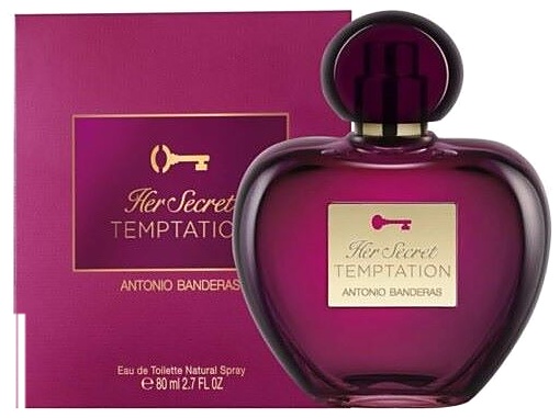 PERFUME ANTONIO BANDERAS HER SECRET TEMPTATION EDT 80ML DAMA