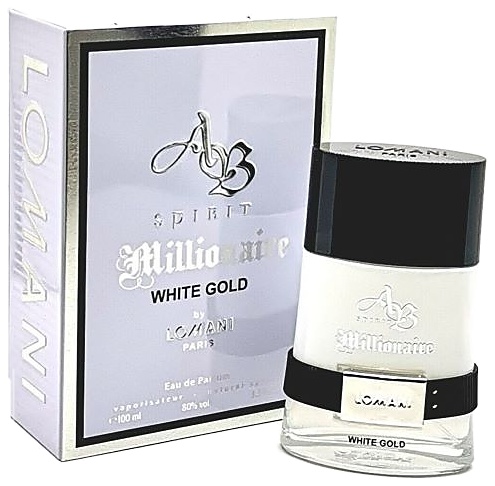 PERFUME LOMANI AB SPIRIT MILLIONAIRE WHITE GOLD EDP 100ML CABALLERO
