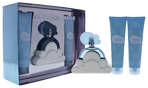 SET ARIANA GRANDE CLOUD EDP 3 PCS 100ML + GEL DE BAÑO + CREMA DAMA