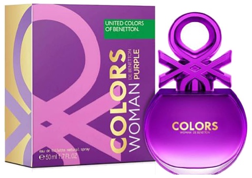 PERFUME BENETTON COLORS WOMAN PURPLE EDT 80ML DAMA