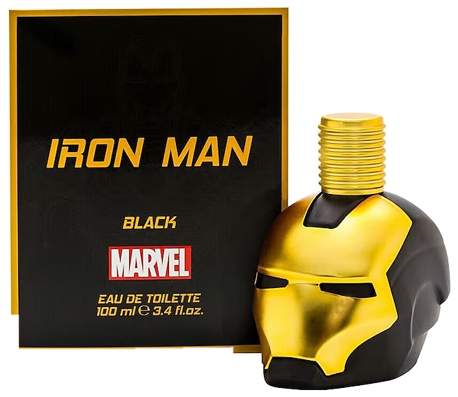 PERFUME INFANTIL MARVEL IRON MAN BLACK EDT 100ML NIÑO