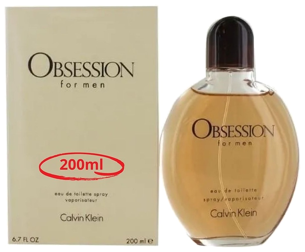 PERFUME CALVIN KLEIN OBSESSION EDT 200ML CABALLERO